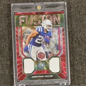 Panini Fusion Jonathan Taylor Double Patch /27